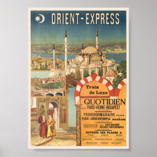 Orient-Express Frankreich Vintage Poster 1910er Ja