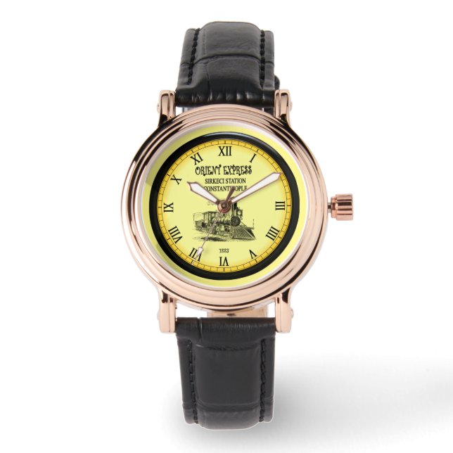 Orient Express Gare de l'Est Bahnhof Paris ~ Armbanduhr (Vorderseite)