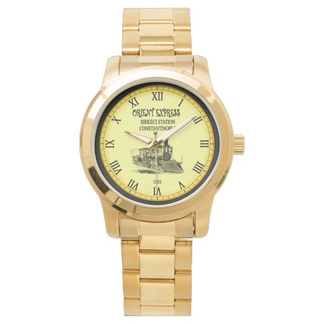 Orient Express Gare de l'Est Bahnhof Paris ~ Armbanduhr (Vorderseite)