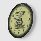  Orient Express Gare de l'Est Bahnhof Paris  Große Wanduhr (Winkel)