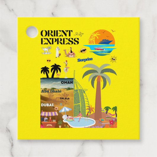 ORIENT EXPRESS  GESCHENKANHÄNGER (Vorderseite)