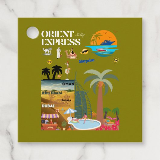 ORIENT EXPRESS  GESCHENKANHÄNGER (Vorderseite)