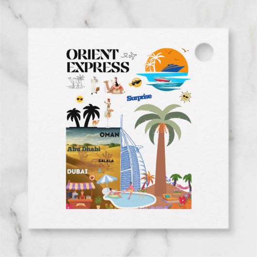 ORIENT EXPRESS  GESCHENKANHÄNGER (Rückseite)