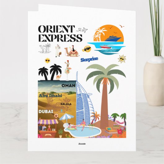 ORIENT EXPRESS KARTE (Rückseite)