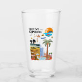 Orient Express Klassische, weiße Tasse, 325 ml Glas (Vorderseite)