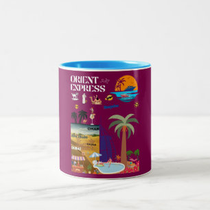 Orient Express Klassische, weiße Tasse, 325 ml Zweifarbige Tasse