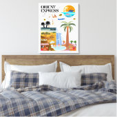 ORIENT EXPRESS LEINWANDDRUCK (Insitu (Schlafzimmer))