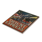 Orient Express Paris Poster Fliese (Seite)