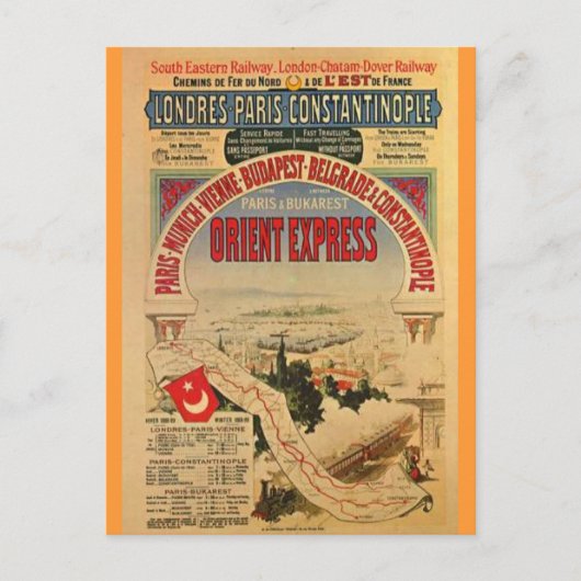 Orient Express Postkarte (Vorderseite)