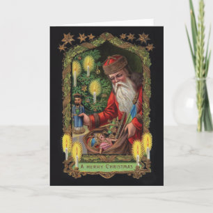 Orient Express Santa Greeting Card Feiertagskarte