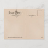 Orient Express Santa Postcard Feiertagspostkarte (Rückseite)