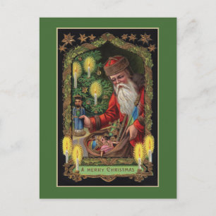 Orient Express Santa Postcard Feiertagspostkarte