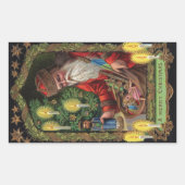 Orient Express Santa Rechteckiger Aufkleber (Vorderseite)