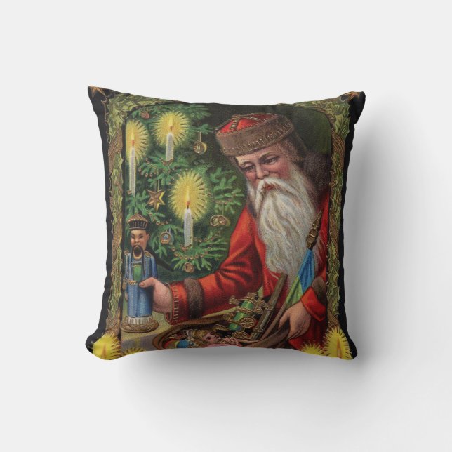 Orient Express Santa Throw Pillow Kissen (Vorderseite)