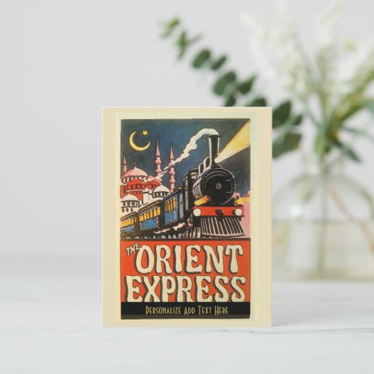 Orient Express Train, fügen Sie Text personalize P (Stehend Vorderseite)
