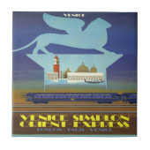Orient Express Venice Poster Fliese (Vorderseite)