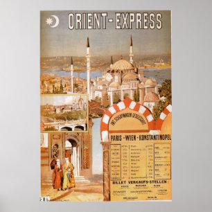 Orient Express Vintag Travel Print Poster