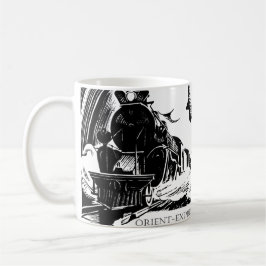 Orient Express Vintage Reise und Literatur Kaffeetasse