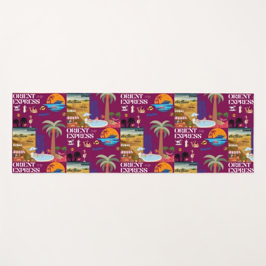 ORIENT EXPRESS YOGAMATTE (Vorderseite (Horizontal))