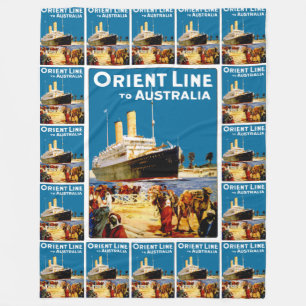 Orient Line nach Australien Fleecedecke
