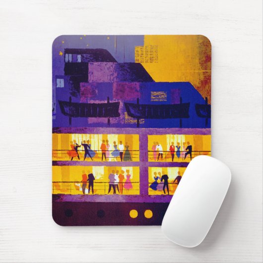 Orient Line ~ Party auf Deck Mousepad (Mit Mouse)