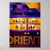 Orient Line ~ Party auf Deck Poster (Vorne)
