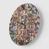 Orient, Orientalisch Muster, Mosaik, Große Wanduhr (Winkel)