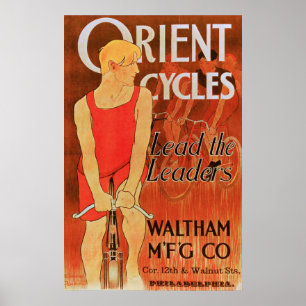 Orient-Zyklen - Vintages Fahrrad-Plakat Poster