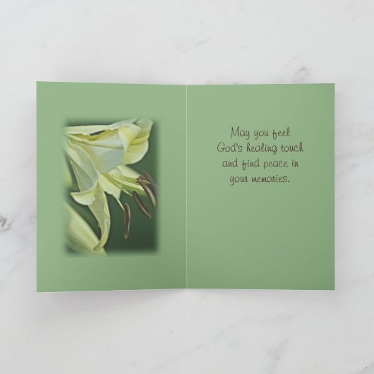 Oriental 3538 Lily für jeden Anlass Karte (Innenseite)