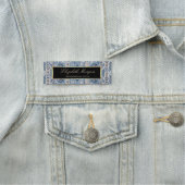 Oriental Antique Blue Kilim Rug Namensschild (Beispiel)