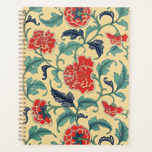 Oriental Antique Botanical Illustration of Peonies Planer (Vorderseite)