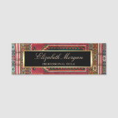 Oriental Antique Kilim Rug Namensschild (Vorderseite)