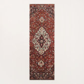 Oriental Antique Persian Türkischer Rug Yogamatte (Rückseite)