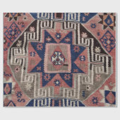 Oriental Antique Red Kilim Rug Geschenkpapier (Flach)