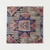 Oriental Antique Red Kilim Rug Wandteppich (Vorderseite)
