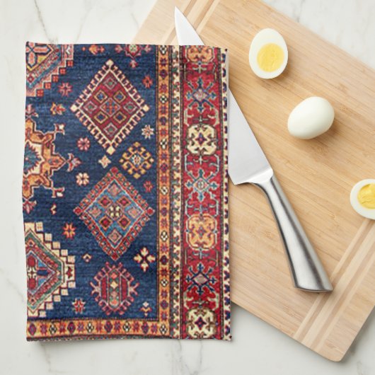 Oriental Antique Turkis Rug Pattern Geschirrtuch (Viertel Falte)