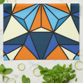Oriental Arabic Geometric Seamless Pattern Geschirrtuch (Gefaltet)