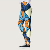 Oriental Arabic Geometric Seamless Pattern Leggings (Links)
