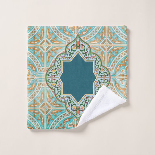 Oriental - Badetuch-Set Badhandtuch Set (Waschlappen)