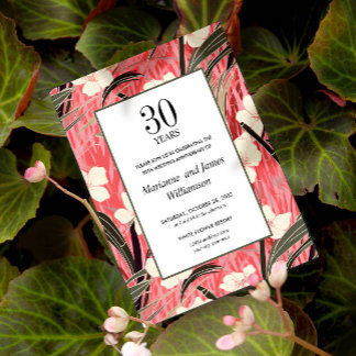 Oriental Bamboo Japanische Blume 30. Jubiläum