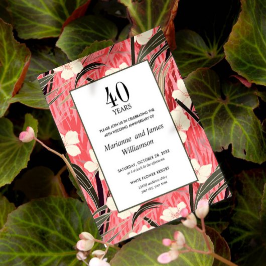 Oriental Bamboo japanische Blume 40 Jubiläum