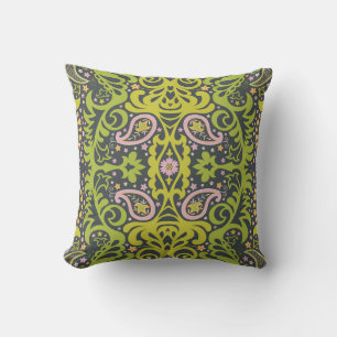 Oriental Bliss: Paisley Floral Pattern Kissen