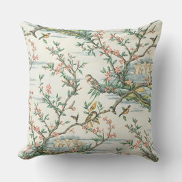 Oriental Blossom Garden Throw Kissen