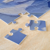 Oriental Blue Cat Weihnachtsboot Feiertag Puzzle (Seite)