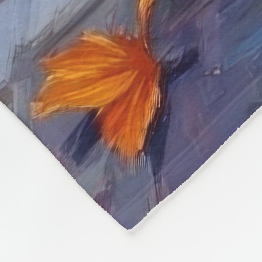 Oriental Blue Cats Trick-or-Treating Halloween Fleecedecke (Ecke)