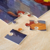 Oriental Blue Cats Trick-or-Treating Halloween Puzzle (Seite)