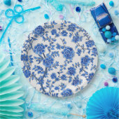 Oriental Blue Chinoiserie Pappteller (Party)