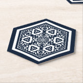 Oriental Blue Ottoman Türkisches Tracera Orientali Untersetzer (angewinkelt)