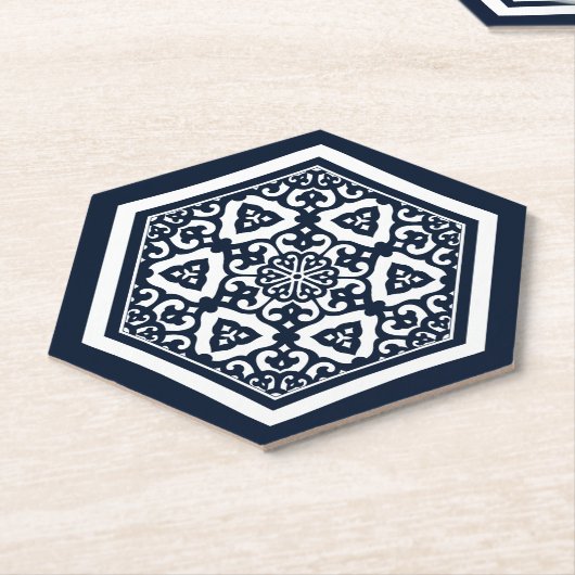 Oriental Blue Ottoman Türkisches Tracera Orientali Untersetzer (angewinkelt)