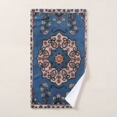 Oriental Blue Persian Türkischer Teppich Badhandtuch Set (Handtuch)